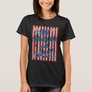Preppy Ed Coquette Bow Star Spangled Sy 4th Of T-Shirt