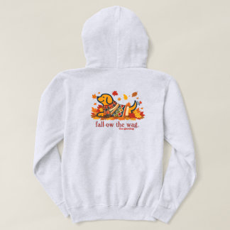 Preppy Fall Dog Sweater Scarf Dog Lover Hoodie