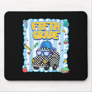 Preppy Fifth Grade Back To School Boys First Day S Mouse Pad