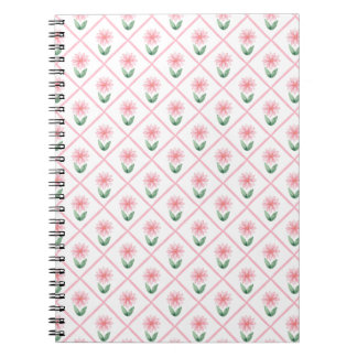 Preppy floral trellis grandmillenial notebook