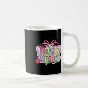 Preppy Fourth Grade Back To School 4th Grade Girl Coffee Mug