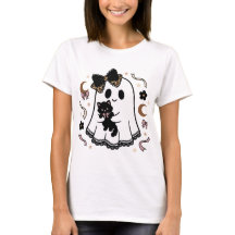 preppy ghost coquette t shirt