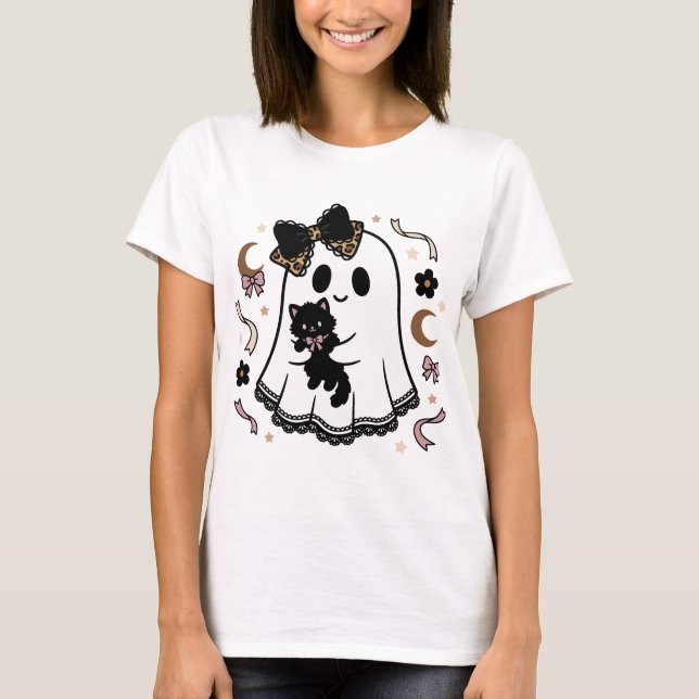 preppy ghost coquette t shirt (Front)