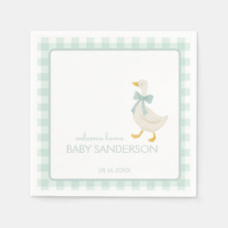 Preppy Goose Baby Shower Napkins