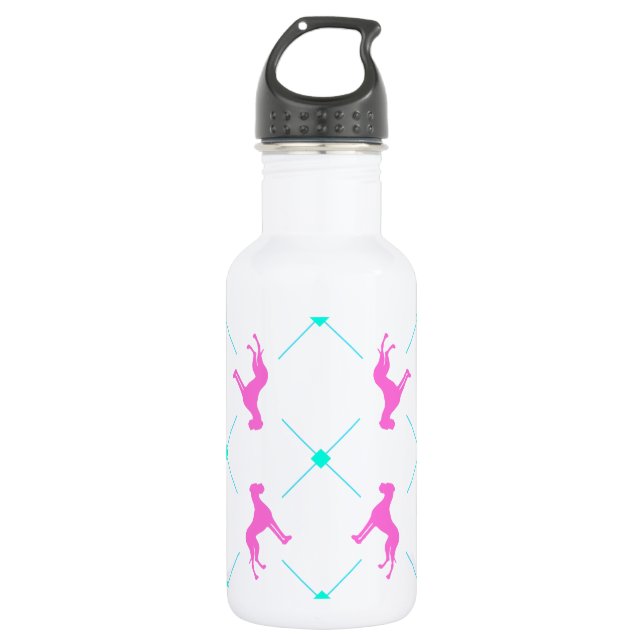 Preppy Great Dane 532 Ml Water Bottle (Front)