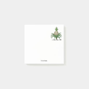 Preppy Heraldic Pineapple Coat of Arms Crest Post-it Notes
