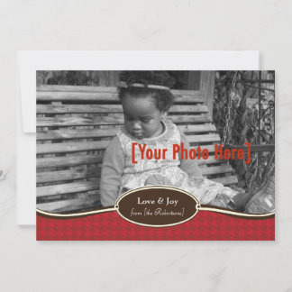 Preppy Houndstooth in Red