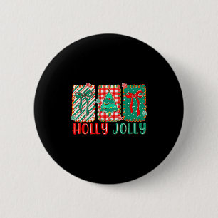 Preppy Joy To The World Xmas Greatest Gift Of All 6 Cm Round Badge