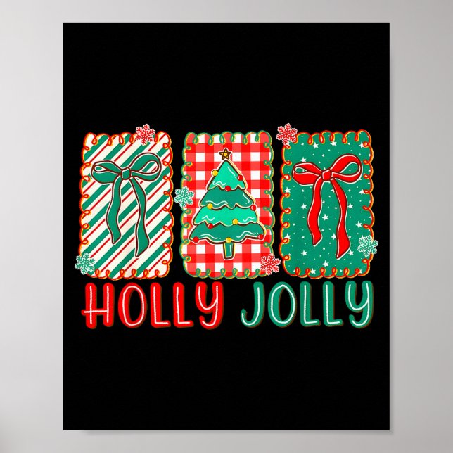 Preppy Joy To The World Xmas Greatest Gift Of All  Poster (Front)