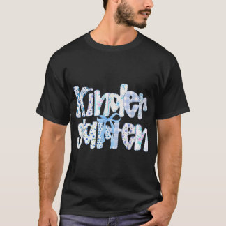 Preppy Kindergarten Teacher Team Bow Back To T-Shirt