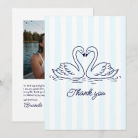 Preppy Lake Love Swans Photo Bachelorette