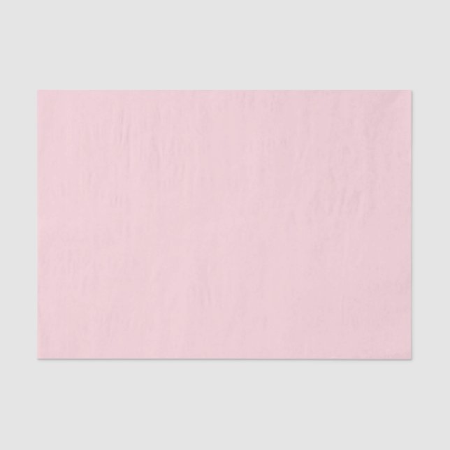 Preppy Light Pink solid colour Tissue Paper (Front)