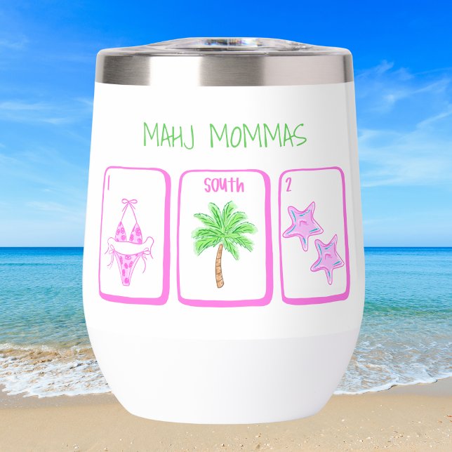 Preppy MAHJ MOMMAS Beach Mahjong Personalised (Creator Uploaded)