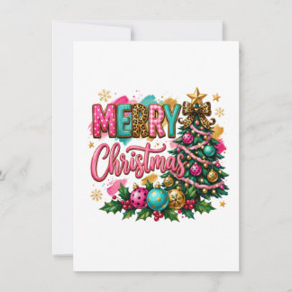 Preppy Merry Christmas Card