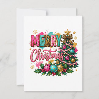 Preppy Merry Christmas Card