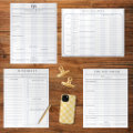 Preppy Mind Reset | Brain Dump List Notepad | Zazzle.co.nz