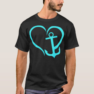 Preppy Nautical Anchor Gifts for Sailors Boaters Y T-Shirt