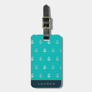 Preppy Nautical ⎢Monogram Luggage Tag