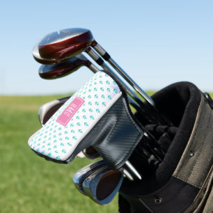 Preppy Nautical Triple Monogram Golf Head Cover