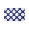 Preppy Navy Blue White Polka Dots Pattern