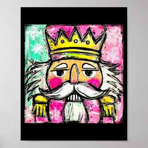 Preppy Nutcracker Christmas Girly Xmas Costume Kid Poster