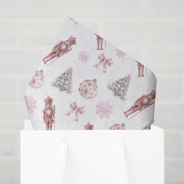 Preppy Nutcracker Christmas Wrapping Paper (Gift Bag)