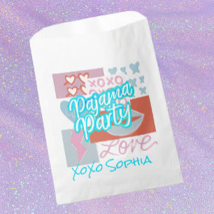 Preppy Pajama Party Favour Bags