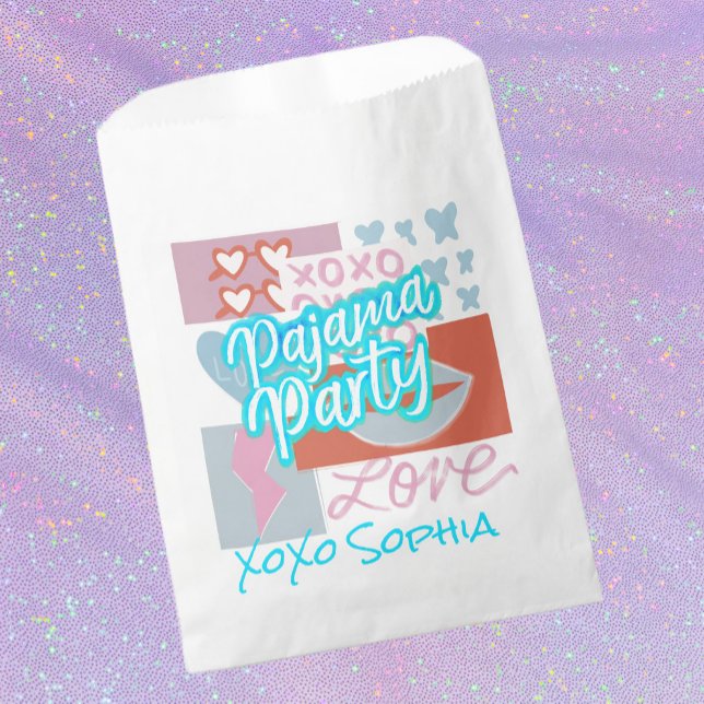 Preppy Pajama Party Favour Bags (Creator Uploaded)