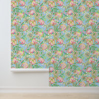 Preppy Palm Beach Blue & Pink Oranges