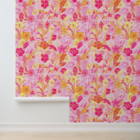 Preppy Palm Beach Pink & Orange Jungle Giraffes