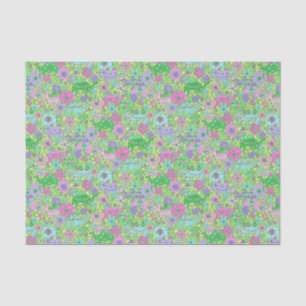 Preppy Palm Beach Print Pink and Green Camels Tissue Paper