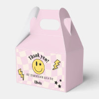 Preppy Patel Pink Y2K Retro Birthday Favour Box