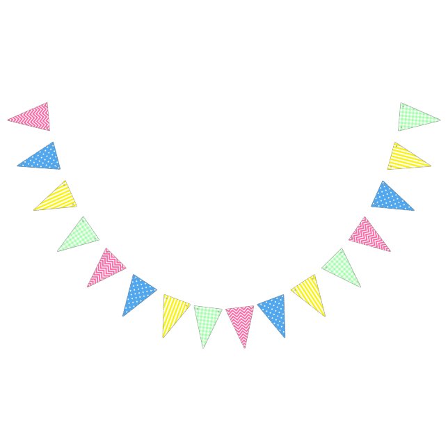 Preppy Patterns Bunting (All)