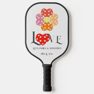Preppy Pickleball Engagement Wedding Bridal Shower Pickleball Paddle