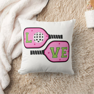 Preppy Pickleball Paddles Love Flowers Cushion