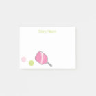Preppy Pickleball Personalised Post-It Notepad