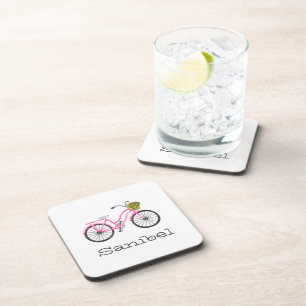 Preppy Pink Bicycle LOCATION Name Summer Fun Coaster
