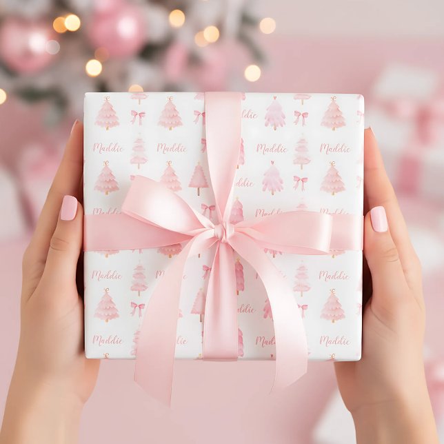 Preppy Pink Christmas Wrapping Paper (Creator Uploaded)