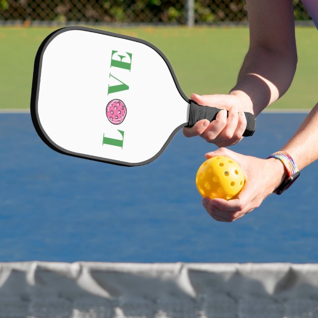 Preppy Pink Pickleball Love Paddle (Insitu)