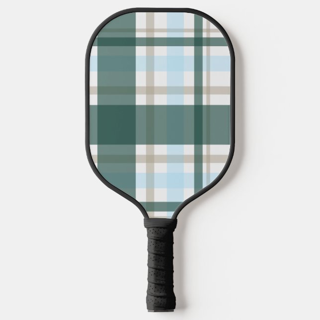 Preppy Plaid – Forest Bay Pickleball Paddle (Front)