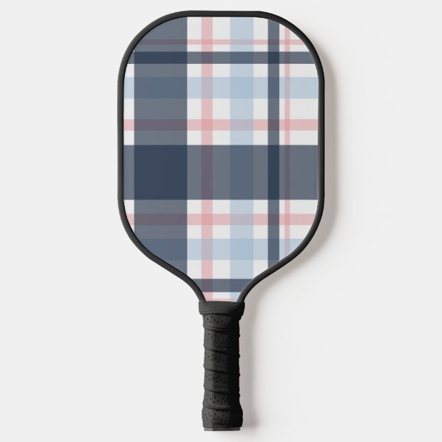 Preppy Plaid – Regatta Classic Pickleball Paddle (Front)