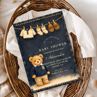 Preppy Plaid Teddy Bear Baby Shower