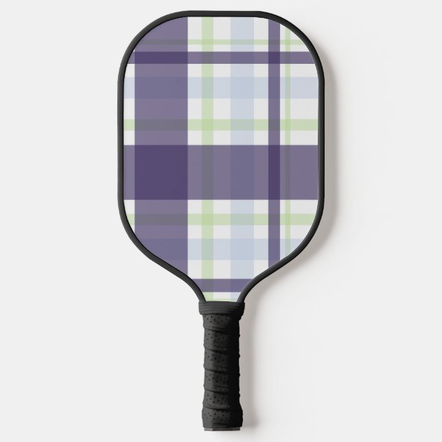 Preppy Plaid – Vineyard Lake Pickleball Paddle (Front)