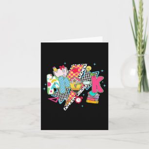 Preppy Pre-k Dream Team Preschool Back To School T Card