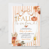 Preppy Pumpkin Fall in Love Arch Engagement Party
