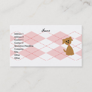 Preppy Puppy Business Card