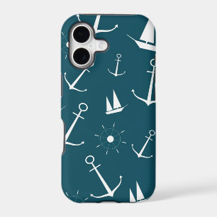 Preppy retro vintage anchors nautical anchor