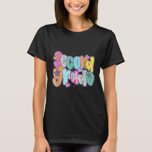 Preppy Second Grade Back To School 2nd Grade Teach T-Shirt