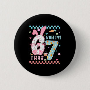 Preppy Six Seven 67 Easter Bunny Funny 6 7 Birthda Cm Round Badge