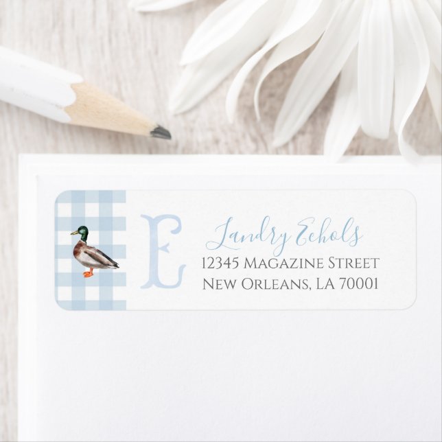 Preppy Southern Blue Boy Duck Baby Shower (Insitu)